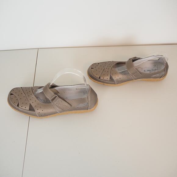 Spring Step Women's Streetwise Mary Jane Flat EUR 41 US 9.5- 10 Bronze Leather - Picture 6 of 10